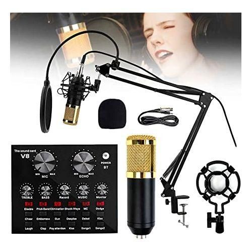 Share This Product Full Kits Condenser Microphone With V8 Sound Card & Stand Item | Buy Share This Product Full Kits Condenser Microphone With V8 Sound Card & Stand | SPOP Enterprise Global